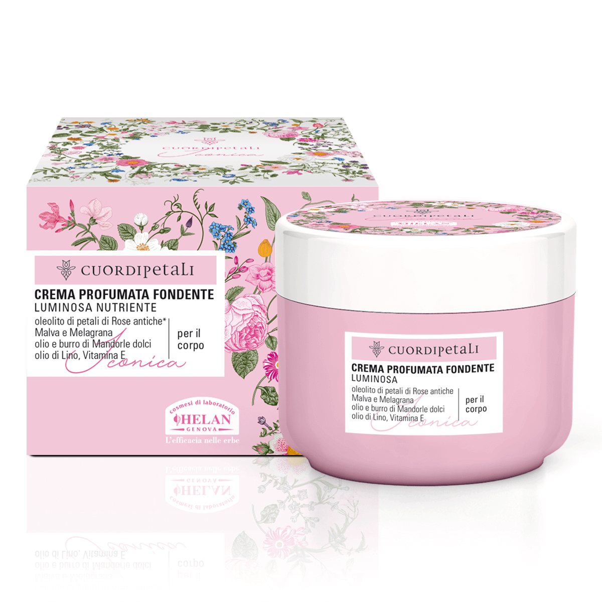 CUOR DI PETALI ICONICA CREMA PROFUMATA FONDENTE LUMINOSA 200ML CUOR DI PETALI ICONICA CREMA PROFUMATA FONDENTE LUMINOSA 200ML