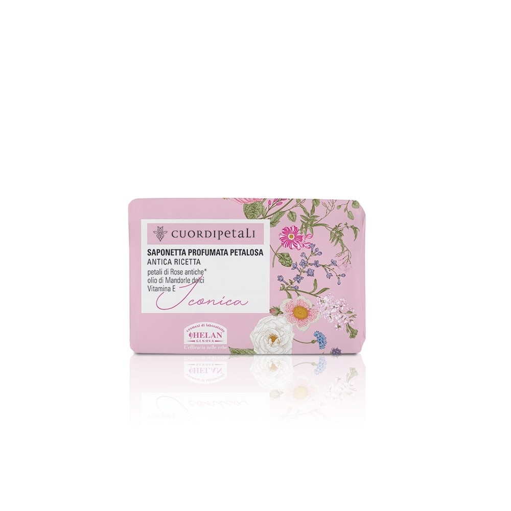 CUOR DI PETALI ICONICA SAPONETTA PROFUMATA PETALOSA 100 G CUOR DI PETALI ICONICA SAPONETTA PROFUMATA PETALOSA 100 G