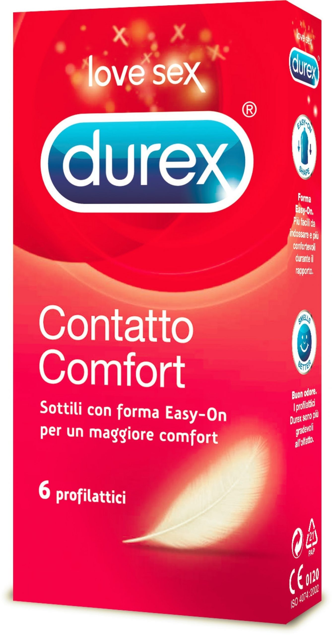 Durex Contatto Confort 6 pz Durex Contatto Confort 6 pz