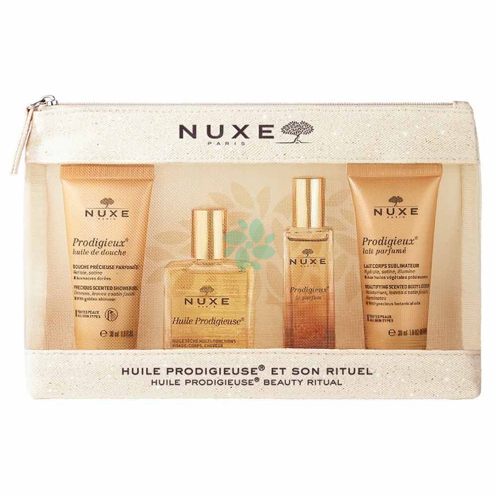 NUXE TROUSSE PRODIGIEUSE 2022 4 PEZZI NUXE TROUSSE PRODIGIEUSE 2022 4 PEZZI